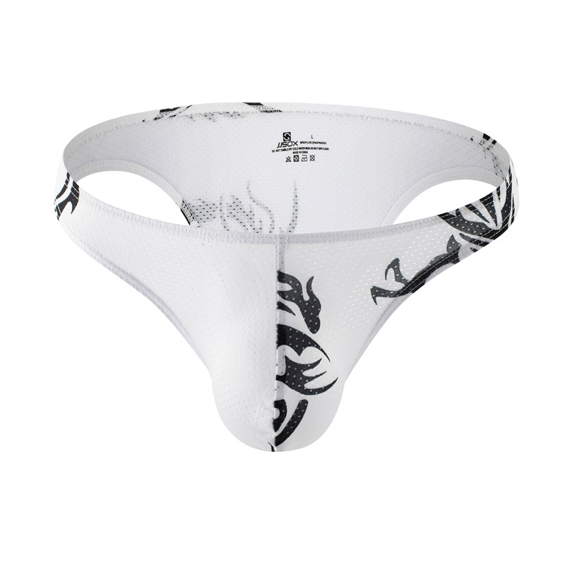 Ανδρικά σέξι εσώρουχα Ανδρικά σλιπ μπικίνι Jockstrap Man mesh print Σώβρακα Ανδρικά μίνι εσώρουχα Quick Dry Bikini Ανδρικά εσώρουχα Cueca