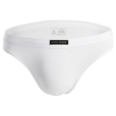 Lenjerie pentru bărbați din bumbac Slip confortabil pentru bărbați Culoare uni Chiloți cu talie joasă Lenjerie pentru bărbați