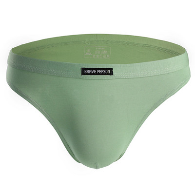 Lenjerie pentru bărbați din bumbac Slip confortabil pentru bărbați Culoare uni Chiloți cu talie joasă Lenjerie pentru bărbați