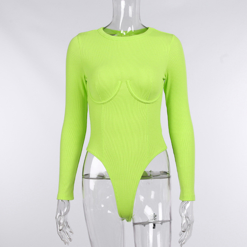 BKLD Ümarkaelusega kootud top naisterõivad, sügis, uus ühevärviline pikkade varrukatega seksikas Bodycon must body, peo klubirõivad