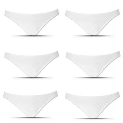 Noul model subțire de lenjerie sexy pentru bărbați, cu talie joasă, slip triunghi mic, uni, 6 culori, de înaltă calitate, 6 buc/lot.