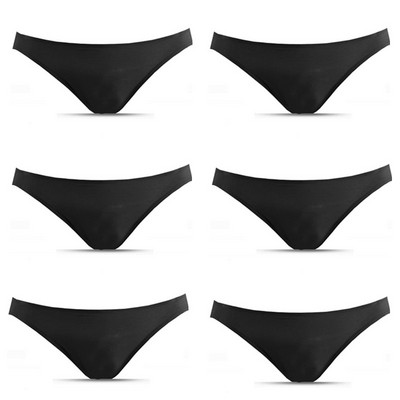 Noul model subțire de lenjerie sexy pentru bărbați, cu talie joasă, slip triunghi mic, uni, 6 culori, de înaltă calitate, 6 buc/lot.