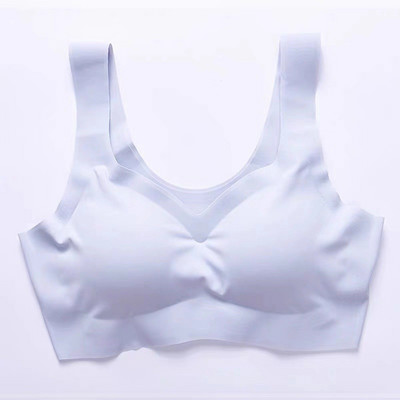 Õhuke kootud sügav V-kaelusega õmblusteta vest sportlik naiste rinnahoidja