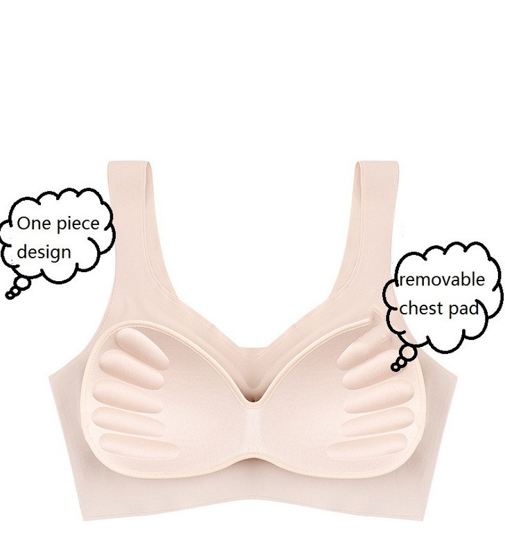 Õhuke kootud sügav V-kaelusega õmblusteta vest sportlik naiste rinnahoidja