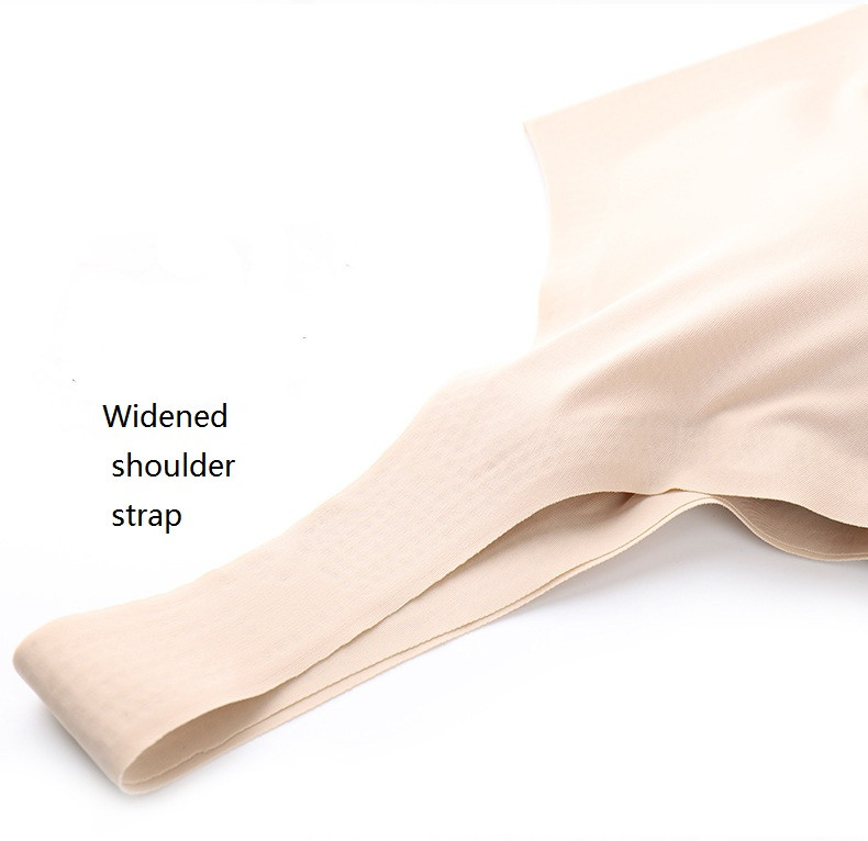 Õhuke kootud sügav V-kaelusega õmblusteta vest sportlik naiste rinnahoidja