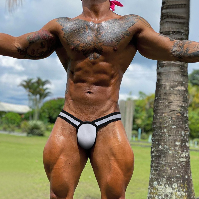 Slip pentru bărbați, 3 culori, lenjerie de corp din bumbac, chiloți sexi, pentru bărbați, husă penis convex, chiloți pentru bărbați, moale, respirabil, Cueca Masculina