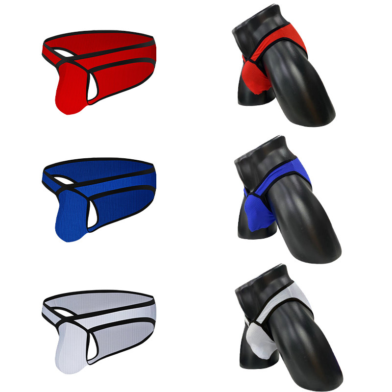 Slip pentru bărbați, 3 culori, lenjerie de corp din bumbac, chiloți sexi, pentru bărbați, husă penis convex, chiloți pentru bărbați, moale, respirabil, Cueca Masculina