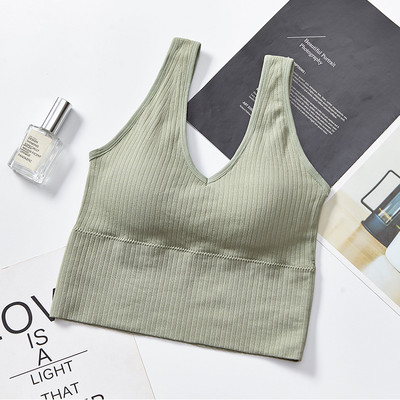 Sutiene Femei Fitness Sutien Sport Push Up Solid Frumos Spate Brallete Feamle Fără Cusături Yoga Sutien Lenjerie