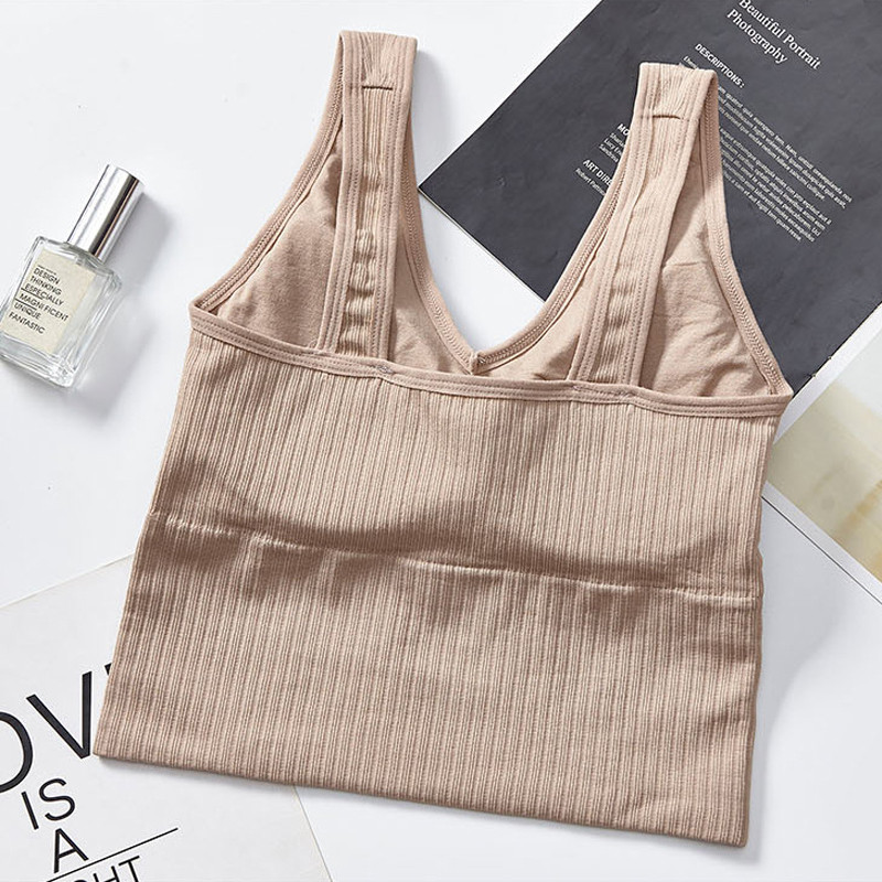 Sutiene Femei Fitness Sutien Sport Push Up Solid Frumos Spate Brallete Feamle Fără Cusături Yoga Sutien Lenjerie