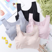 HIVOF viendaļīgs krūšturis bezšuvju apakšveļa jogas sporta apakšveļa mājas krūšturis bezšuvju apakšveļa Pieguļošs ikdienas krūštura sporta apģērbs