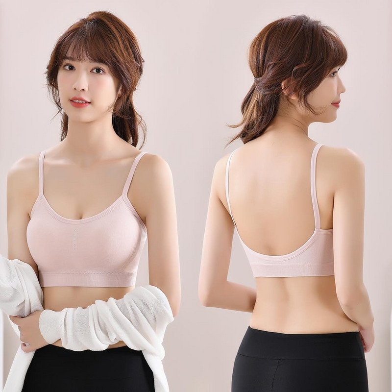 Sport õmblusteta Bralette Jooksvad Noored Naiste Traadivaba Jooga Push Up Vest Mugav aluspesu