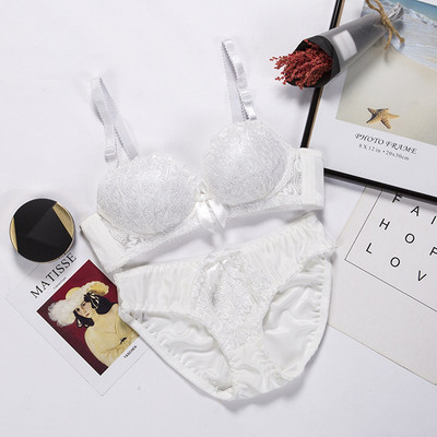 naistepesu jaapani push up pits intiimne intiimne läbipaistev aluspesu naiste komplekt Cup AB seksikad rinnahoidja ja aluspükste komplektid