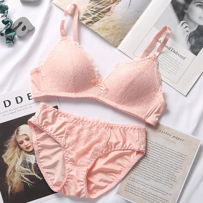 Sieviešu mežģīņu apakšveļas komplekts Biksītes krūštura komplekts Sexy Push Up krūštura biksītes Sieviešu lielizmēra apakšveļas komplekts