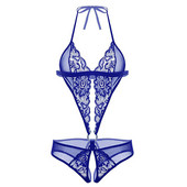 One Piece Sex Erotic Lingerie Teddies Bodytocking Bodysuit Seksikas naiste pitsiline kehaülikond pluss suuruses kostüümid Intiimne kassiülikond