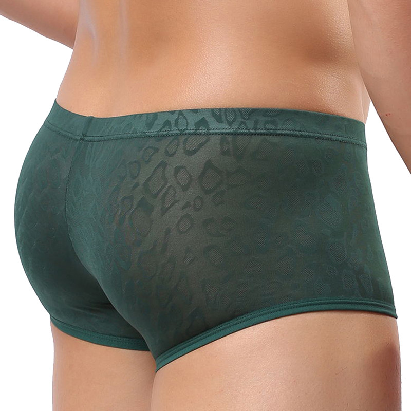 Bokserid Meeste Pitsist võrk aluspesu Lühikesed püksid Bokserid Seksikad hingavad aluspüksid Mugavad meeste kohvrid Cueca aluspüksid