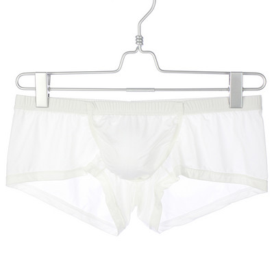 Σέξι μπόξερ ανδρικά εσώρουχα Ice Silk Homme Breathable Cuecas Masculinas Calzoncillos Hombre Slip Boxershorts