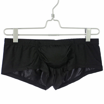 Σέξι μπόξερ ανδρικά εσώρουχα Ice Silk Homme Breathable Cuecas Masculinas Calzoncillos Hombre Slip Boxershorts