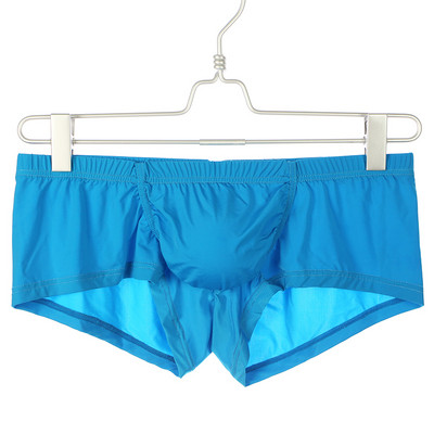 Σέξι μπόξερ ανδρικά εσώρουχα Ice Silk Homme Breathable Cuecas Masculinas Calzoncillos Hombre Slip Boxershorts