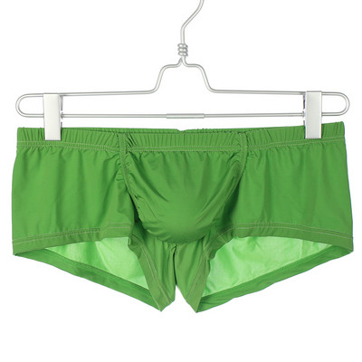 Σέξι μπόξερ ανδρικά εσώρουχα Ice Silk Homme Breathable Cuecas Masculinas Calzoncillos Hombre Slip Boxershorts