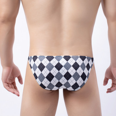 Σέξι εσώρουχα ανδρικά σλιπ Cueca Ανδρικά μίνι εσώρουχα Τσάντα Χαμηλής Bikini Hombre Εσώρουχα Εξωτικά καρό ανδρικά σώβρακα Y35