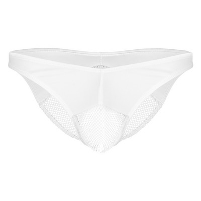 Muške Sissy donje rublje Gaćice Mrežaste prozirne Fishwork Patchwork perspektivna torbica i gaćice za guzu Donje rublje Gaće