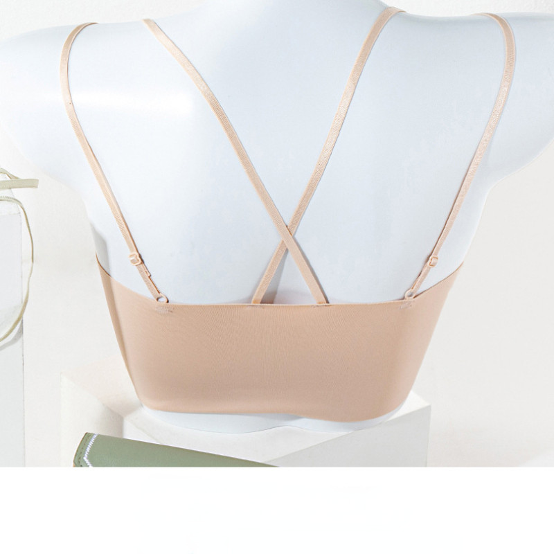 Ženski čipkasti grudnjak bez žica Seksi prsluk bez leđa Grudnjaci s tankim košaricama Donje rublje Udobni grudnjak Podstavljeni grudnjak Bešavno donje rublje za djevojke