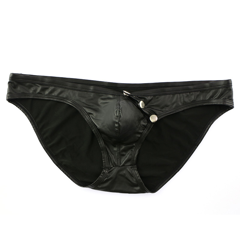 Odinės vyriškos kelnaitės mygtukai Vyriški apatiniai string bikini kelnaitės apatiniai vyriški apatiniai kelnaitės Erotiškas seksualus apatinis trikotažas