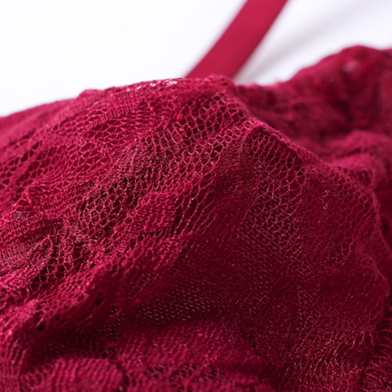 Euroopa ja Ameerika seksikas pitsist ääristeta rinnahoidja triangle cup ultra õhuke hingav reguleeritav rinnahoidja