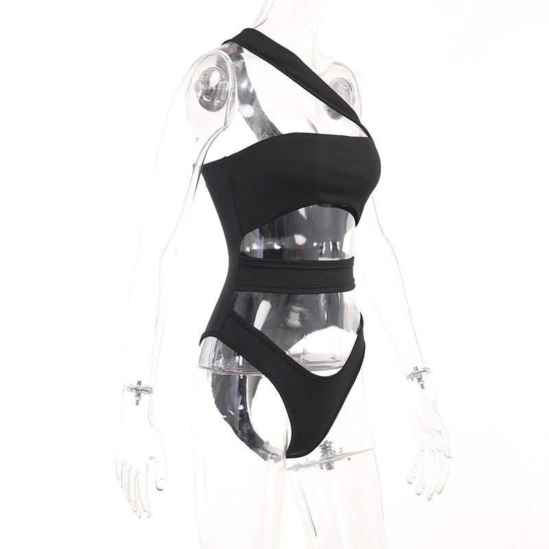 BKLD Body cu un singur umăr, fără mâneci, sexy, scobit, de culoare solidă, la modă, vara 2023, haine noi pentru femei, ținută de club de noapte