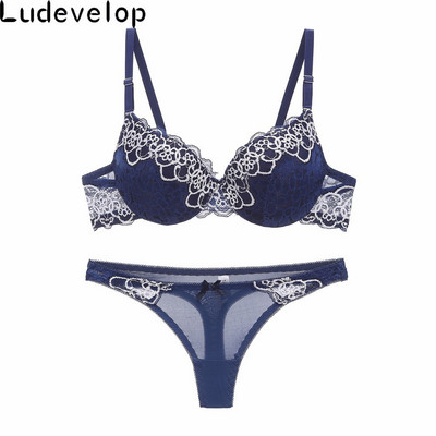 Uus Sexy Brassiere daami push up rinnahoidja komplekt Pitsitikandid bralette aluspesu aluspükste komplekt intiimne must punane naiste rinnahoidja stringide komplekt