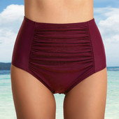 Ψηλόμεσο μπικίνι παντελόνι Γυναικείο μαγιό με έλεγχο κοιλιάς Παντελόνι Μασίφ ρούχα παραλίας Spandex 2022 Beach Style Summer YJ