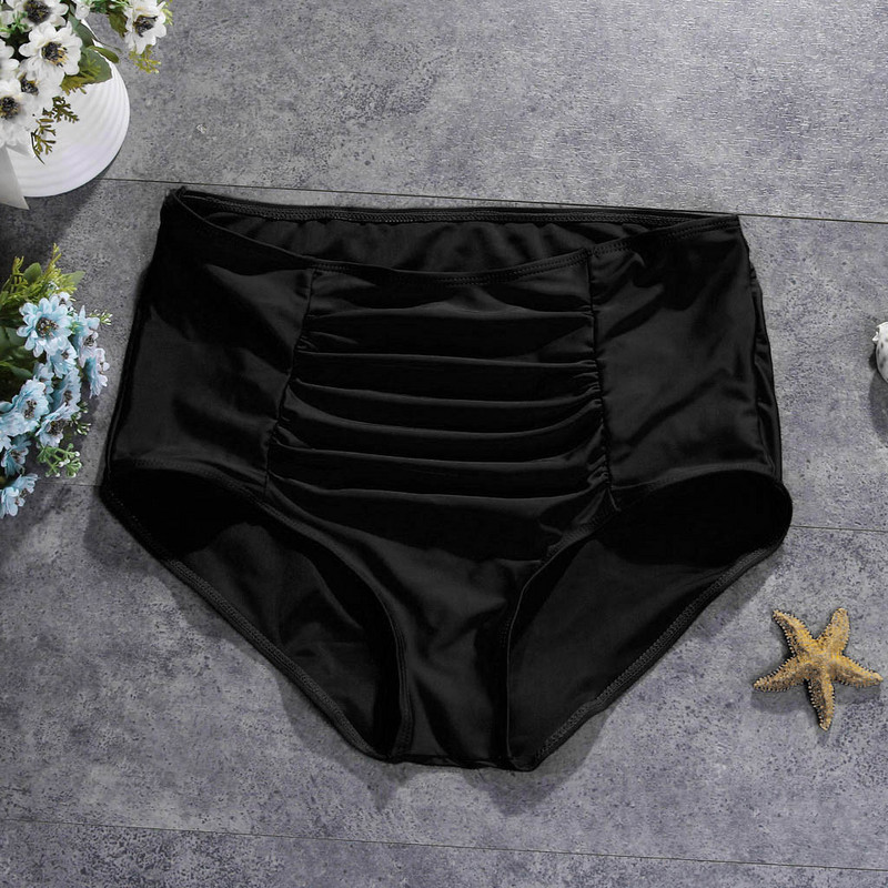 Ψηλόμεσο μπικίνι παντελόνι Γυναικείο μαγιό με έλεγχο κοιλιάς Παντελόνι Μασίφ ρούχα παραλίας Spandex 2022 Beach Style Summer YJ