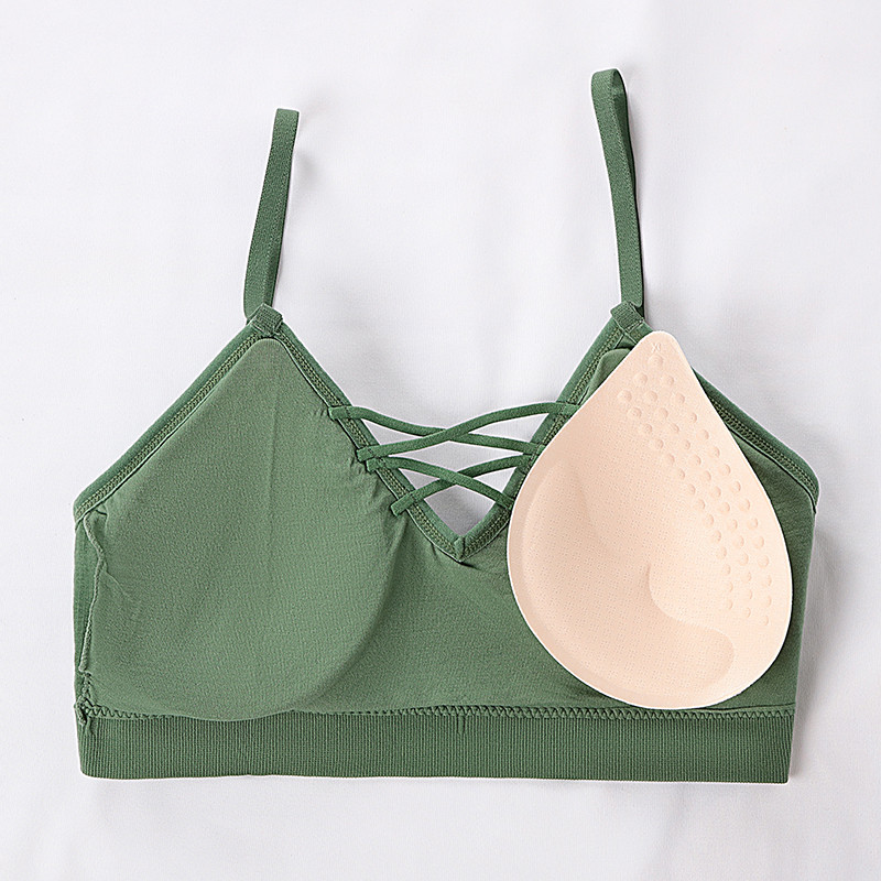 Σέξι Γυναικεία Σετ Εσωρούχων Ερωτικά Σταυρωτά Σετ Εσώρουχα Χωρίς Ραφή Ασύρματο Σουτιέν και Εσωρούχων Νέο