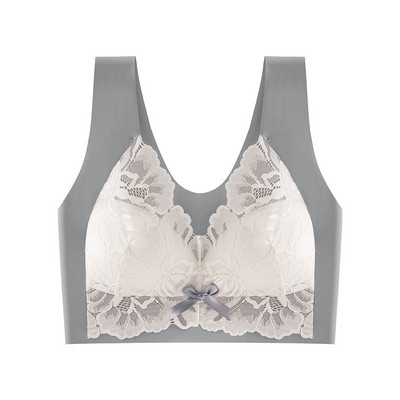 Čipkasti bešavni grudnjaci velike veličine Ženski prsluk Bežični gornji dio bez leđa Ženski bežični grudnjak Donje rublje bez kostiju Ženski grudnjak veće veličine