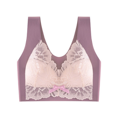 Čipkasti bešavni grudnjaci velike veličine Ženski prsluk Bežični gornji dio bez leđa Ženski bežični grudnjak Donje rublje bez kostiju Ženski grudnjak veće veličine