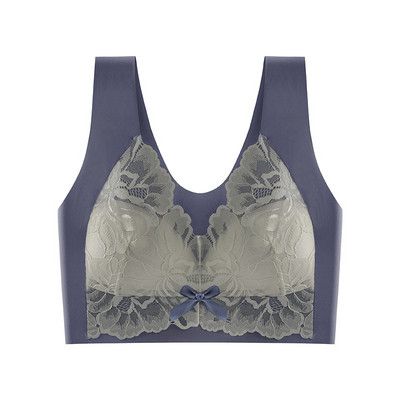 Čipkasti bešavni grudnjaci velike veličine Ženski prsluk Bežični gornji dio bez leđa Ženski bežični grudnjak Donje rublje bez kostiju Ženski grudnjak veće veličine