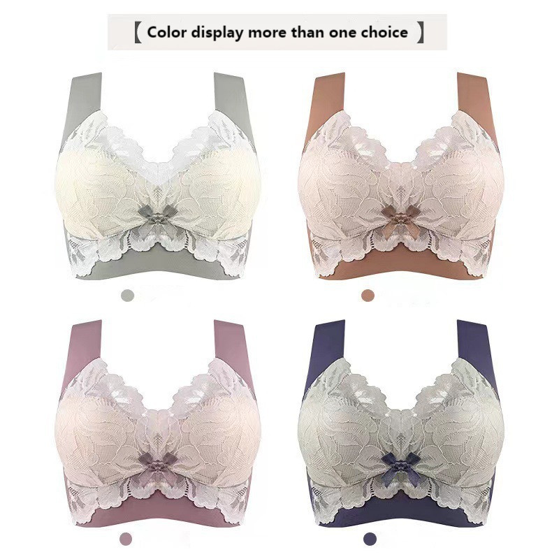 Čipkasti bešavni grudnjaci velike veličine Ženski prsluk Bežični gornji dio bez leđa Ženski bežični grudnjak Donje rublje bez kostiju Ženski grudnjak veće veličine