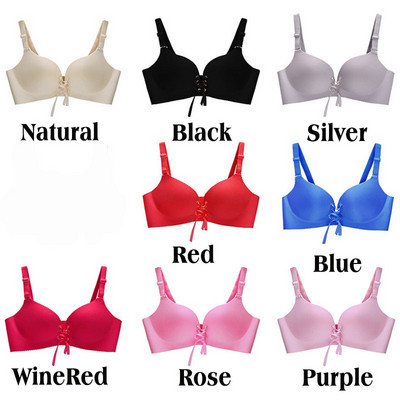 Sanderala Seamless Sexy Bras for Women Fashion Push Up Bra Wire free εσώρουχα 3/4Cup Bralette Βαμβακερά Lace Up Εσώρουχα Σουτιέν