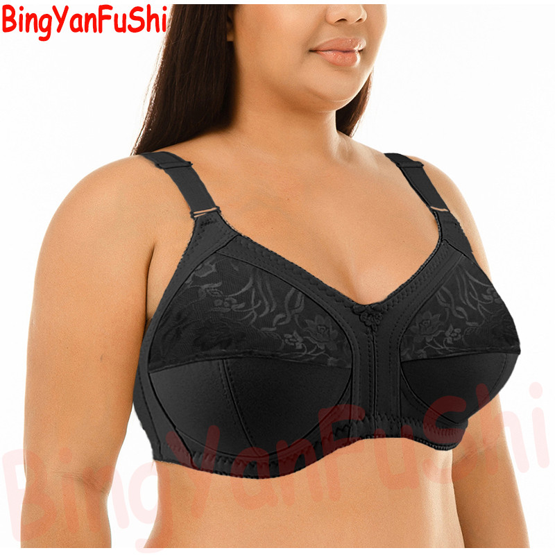 Topuri sexy pentru femei cu sutien push up vestă din dantelă Lenjerie de corp pentru femei invizibil Sport bh Lenjerie feminină 50F48E 46E 44E 42D 40D 38D C02