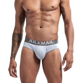 JOCKMAIL висококачествено марково мъжко бельо, дишащи секси мъжки гащи, гащи, памучни удобни мъжки бикини, къси гащи