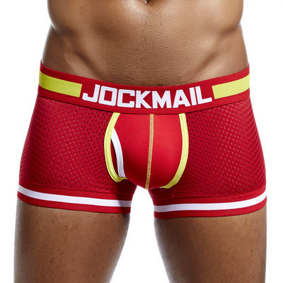 Seksi prozračne mrežaste bokserice U konveksna torbica za mošnice niskog struka muško donje rublje ljetne muške kupaće gaće kratke hlače koje se brzo suše