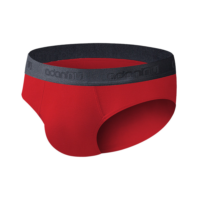 ADANNU Μάρκα 1 τμχ Ανδρικά τριγωνικά εσώρουχα μασίφ βαμβακερά ελαστικά που αναπνέουν σέξι Lycra Υψηλής ποιότητας άνετα ανδρικά σλιπ AD305
