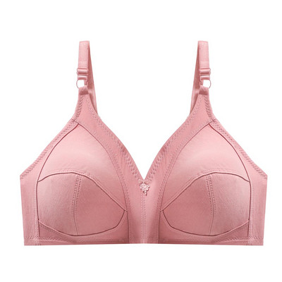 Naiste juhtmevaba õmblusteta rinnahoidja täielikult katva seksikas pitspesu spordirinnahoidja, mugav puuvillane spandex ModaL Minimizer Push Up BH C12