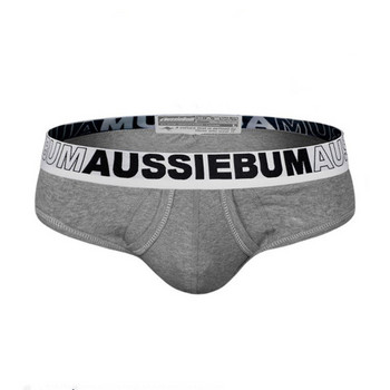 Мъжко бельо Aussiebum, секси слипове с ниска талия Cotton Briefs, дишащи и удобни памучни слипове, абсорбиращи потта, двоен слой