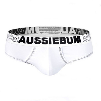 Мъжко бельо Aussiebum, секси слипове с ниска талия Cotton Briefs, дишащи и удобни памучни слипове, абсорбиращи потта, двоен слой