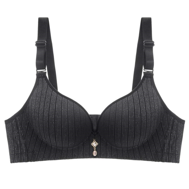 Noul tip de sutien mic îngroșat, fără sârmă, lenjeria sutienului plat confortabil adună și ajustează ceașca de pâine aburită t