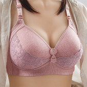 Lenjerie sexy Sutien subțire Dantela Femei Lenjerie fără sudură Sutiene Push Up Fete Bralette fără fir Top din bumbac Plus Size Transport gratuit