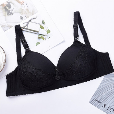 Lenjerie sexy Sutien subțire Dantela Femei Lenjerie fără sudură Sutiene Push Up Fete Bralette fără fir Top din bumbac Plus Size Transport gratuit