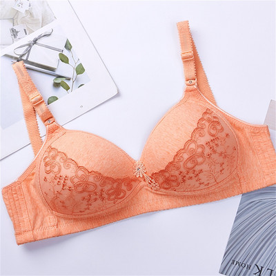 Lenjerie sexy Sutien subțire Dantela Femei Lenjerie fără sudură Sutiene Push Up Fete Bralette fără fir Top din bumbac Plus Size Transport gratuit