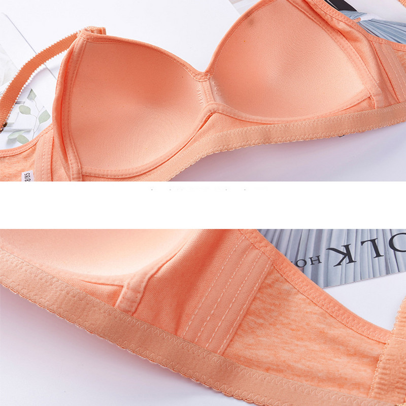 Lenjerie sexy Sutien subțire Dantela Femei Lenjerie fără sudură Sutiene Push Up Fete Bralette fără fir Top din bumbac Plus Size Transport gratuit